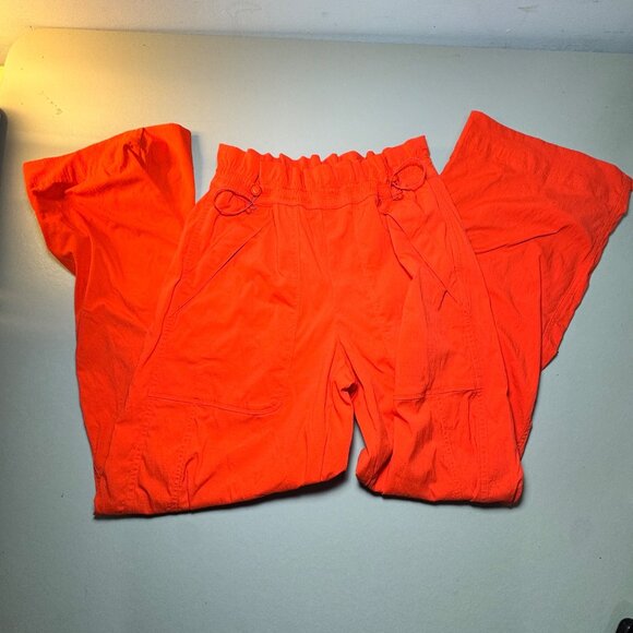 ATHLETA Trekkie Parachute Pants Vermilion Orange - Picture 4 of 15